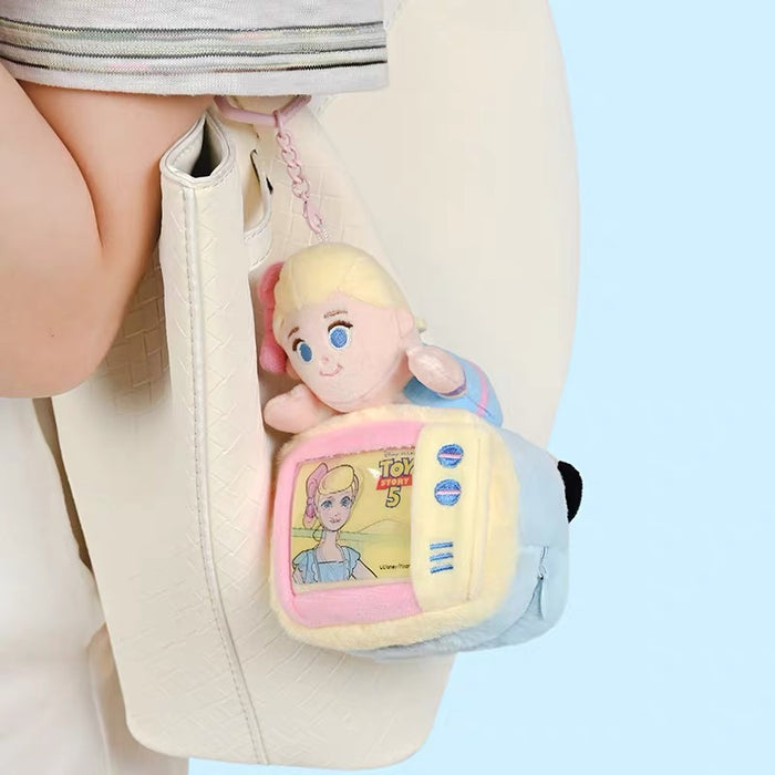 China Exclusive Potdemiel - Toy Story 5 "Playful Time Machine" x Bo Peep Plush Keychain & Pouch