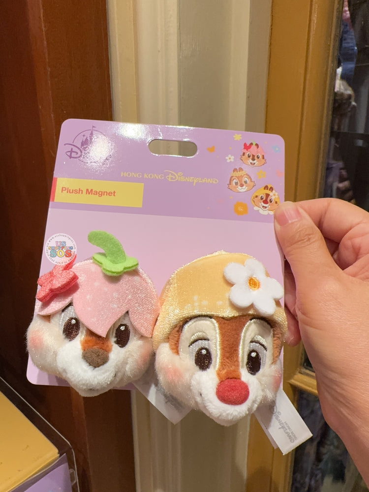 HKDL - 2026 Chip 'n' Dale Forest Fairies Collection x Chip & Dale Plushy Magnets Set of 2