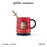 Starbucks China - Harry Potter x Starbucks - Gryffindor Color Changing Ceramic Mug with Coaster 365ml