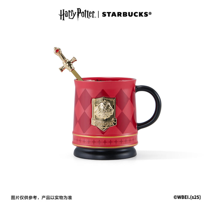 Starbucks China - Harry Potter x Starbucks - Gryffindor Color Changing Ceramic Mug with Coaster 365ml