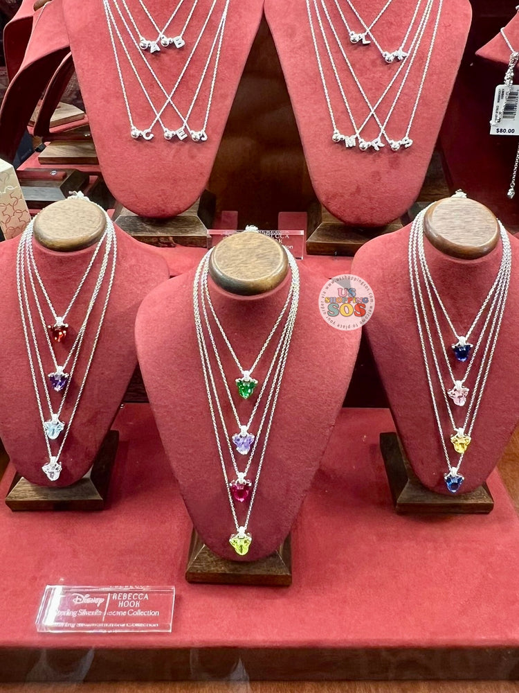 DLR/WDW - Rebecca Hook Sterling Silver Mickey Birthstone Necklace