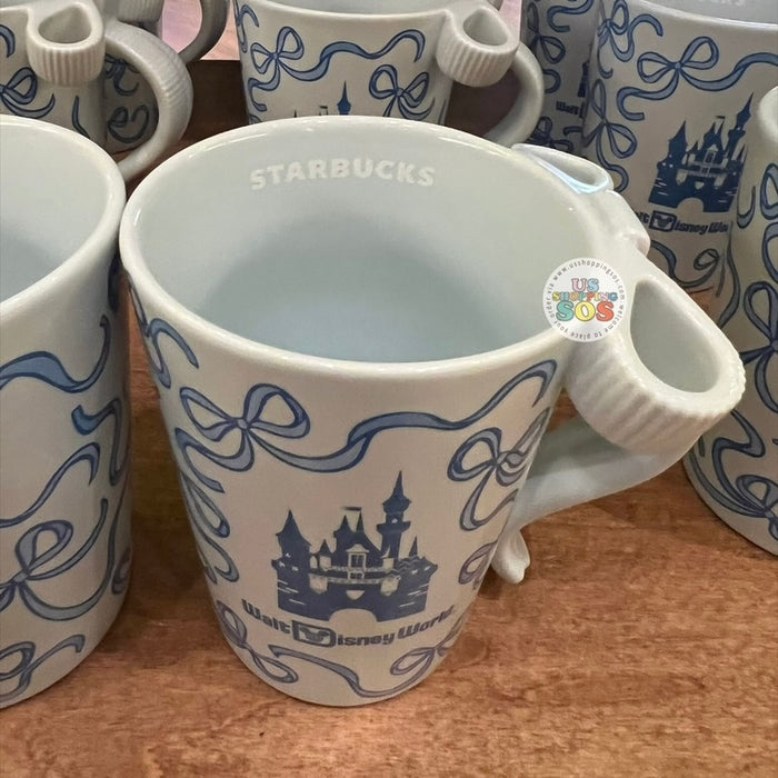 DLR/WDW - Starbucks Castle & Ribbon Park Logo Blue Ceramic Mug