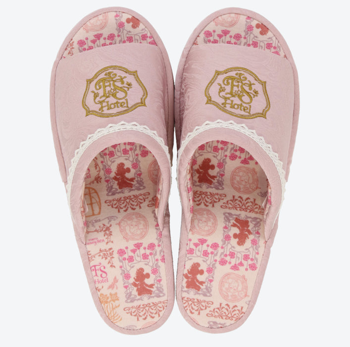 TDR - Fantasy Springs “Tokyo DisneySea Fantasy Springs Hotel” Collection x Mickey & Minnie Mouse Room Shoes for Adults