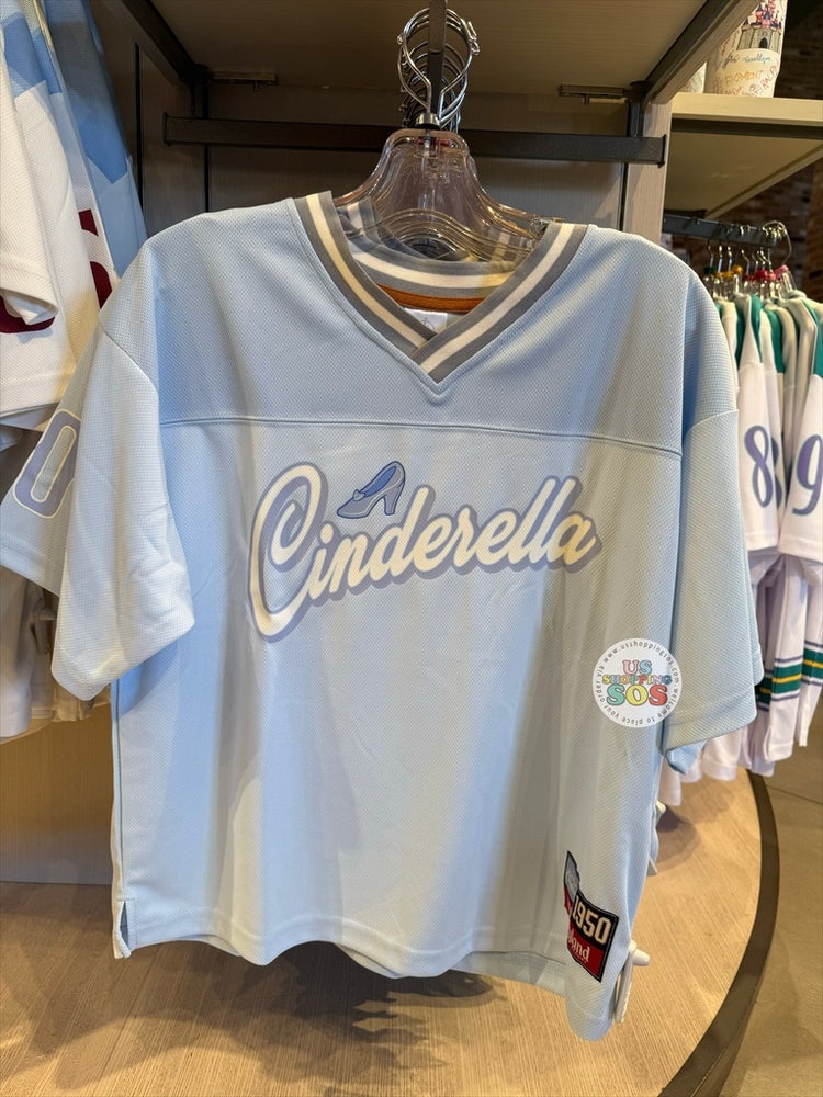 DLR/WDW - Cinderella Park Logo Light Blue Sport Jersey (Adult)