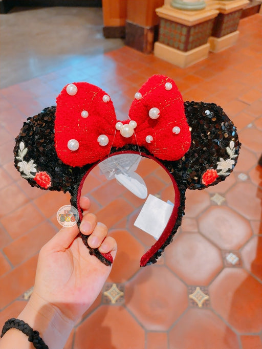 SHDL - Mickey and Friends "Modern Shanghai Collection x Minnie Mouse Sequin Ear Headband