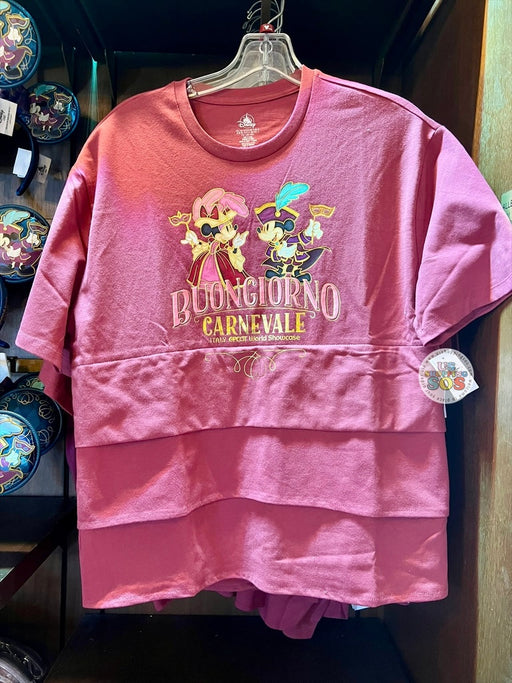 WDW - Epcot World Showcase Italy 🇮🇹 - Carnevale 2025 - Mickey & Minnie Graphic Tee (Adult)