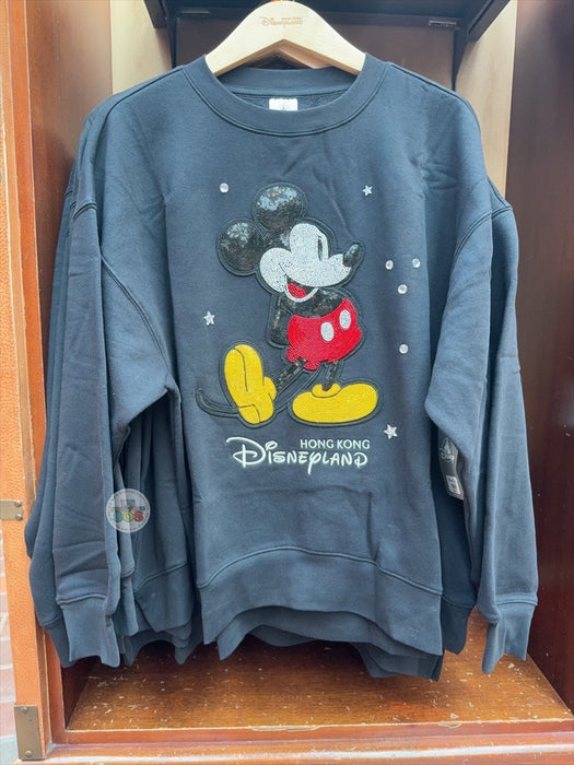 HKDL - Mickey Mouse Beaded "Sparkles into Disneyland" Sweatshirt (Adults)