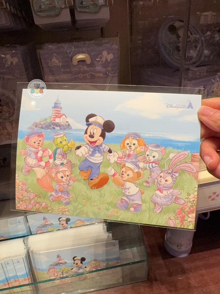 HKDL - 2026 Duffy & Friends, Mickey "Springtime Voyage" Collection x Post Card