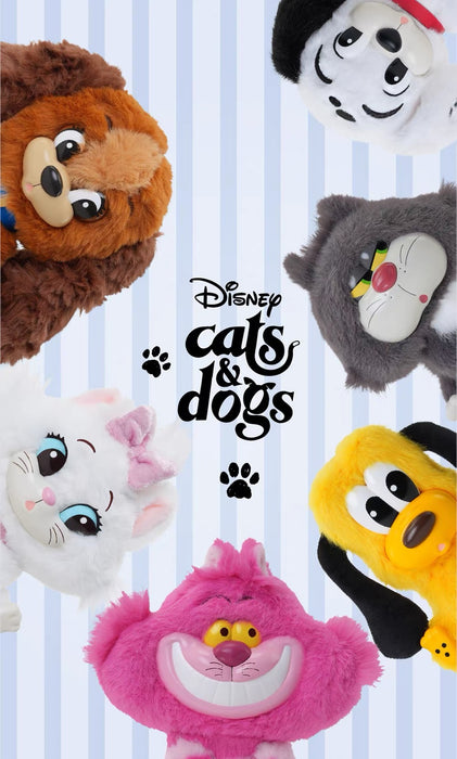 China Exclusive 52 Toys - 2026 Disney Cats & Dogs Vinyl Plush Keychain Blind Box (Release Date: Aug 20, 2026)