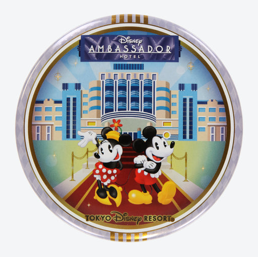 TDR - Mickey & Minnie Mouse "Disney Ambassador Hotel" Button Badge (Release Date: Dec 21)