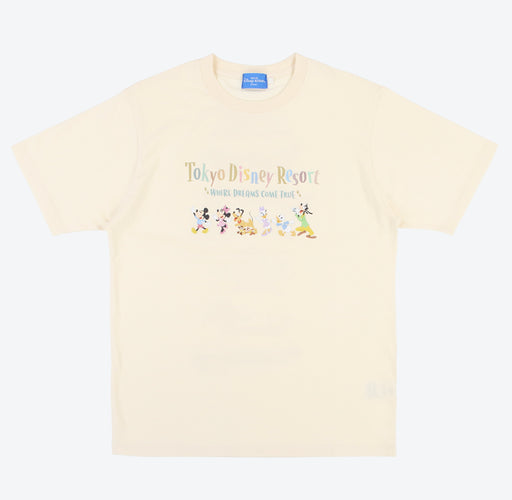 TDR - Tokyo Disney Resort "Park Map Motif" Collection - Mickey & Friends T Shirt for Adults Color White (Release Date: July 11, 2024)