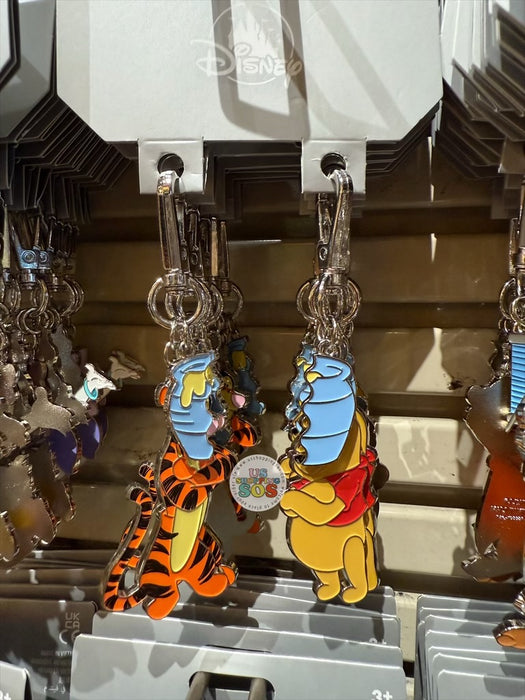 DLR/WDW - Winnie the Pooh & Tigger Matching Keychain Set of 2