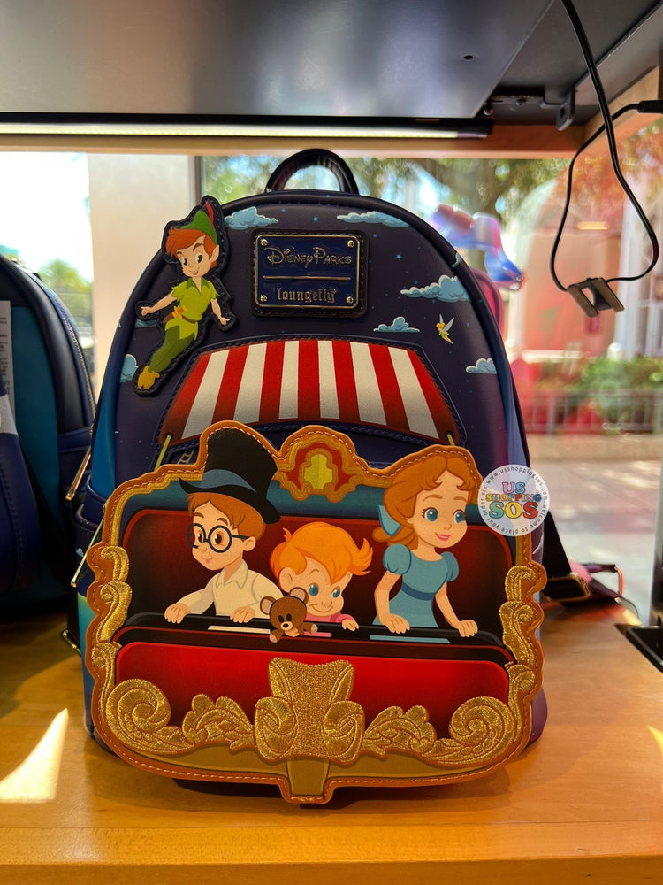 DLR/WDW - Peter Pan - Loungefly Wendy, John & Michael Darling in Peter Pan's Flight Backpack