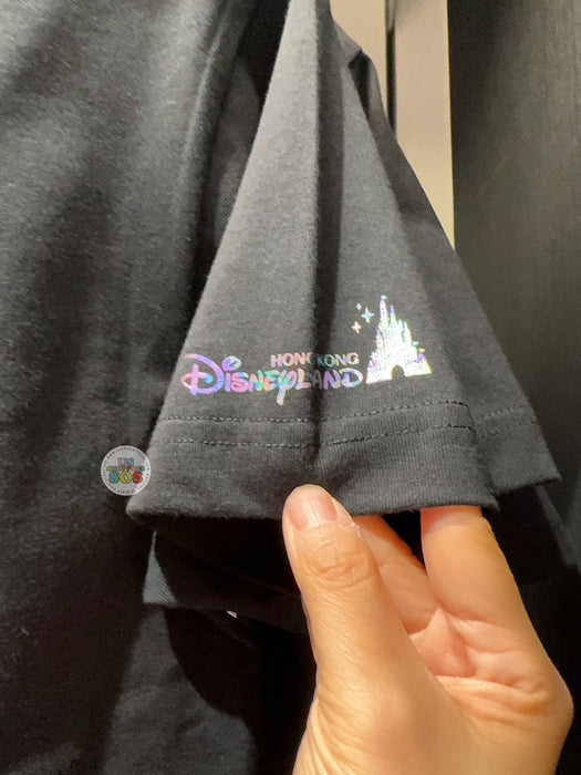 HKDL - Minnie Mouse Foli Black T Shirt (Adults)