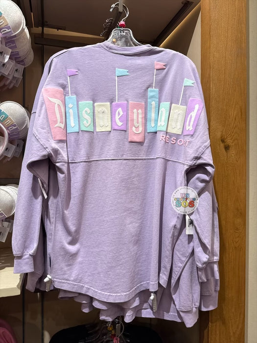 DLR/WDW - 2026 Spirit Jersey Disneyland Marquee Logo Lavender Pullover (Adult)