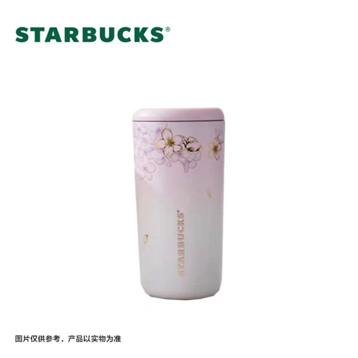 Starbucks China - Cherry Blossom 2024 - 9S. Sakura Magnetic Cup Lid Stainless Steel ToGo Tumbler 475ml