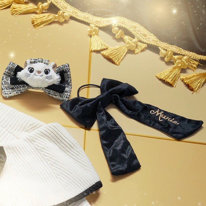 SHDS - 2025 Disney Platinum Party Collection x Marie Hair Accessories Set of 2 (Release Date: Sept 9, 2025)