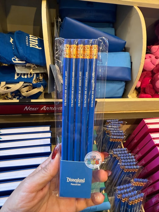 DLR/WDW - Logo Mania 2026 Last Day of Trip Blues - Cobalt Blue Park Logo Pencil