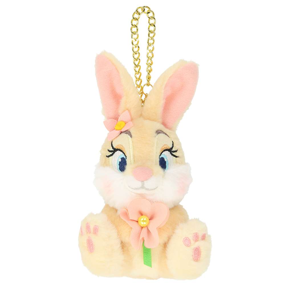 TDR - Miss Bunny ‘Holding Flower’ Plush Keychain (Release Date: Dec 12, 2024)
