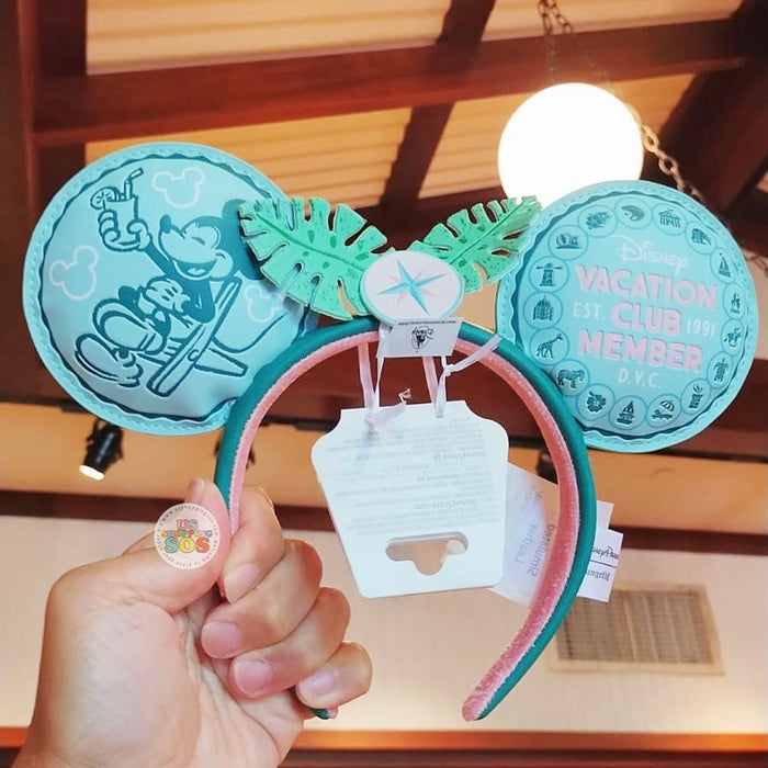 Aulani - Green Mickey & Minnie Mouse Loungefly Ears Headband
