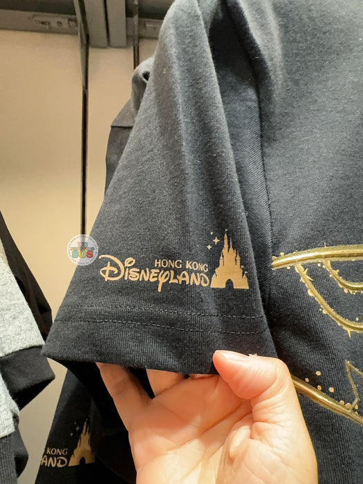 HKDL - Mickey Mouse Sorcerer Black T Shirt (Adults)