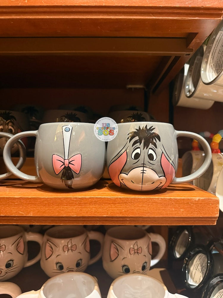 DLR/WDW - Winnie the Pooh 2026 - Eeyore Face Icon Embossed Mug