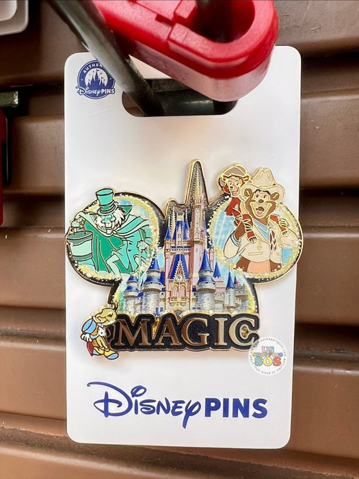 DLR/WDW - Mickey Ear Cinderella Castle MAGIC Pin