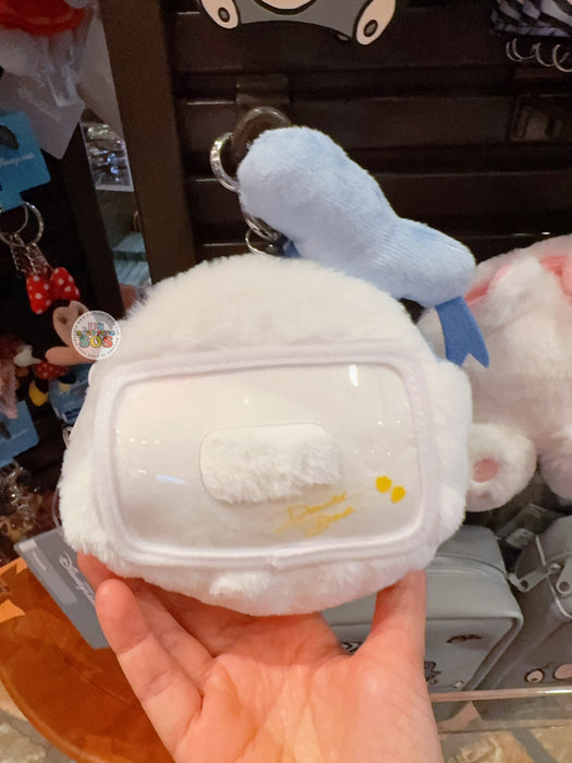 HKDL - Donald Duck "Back" Plushy Card Holder with Retractable Reel & Keychain