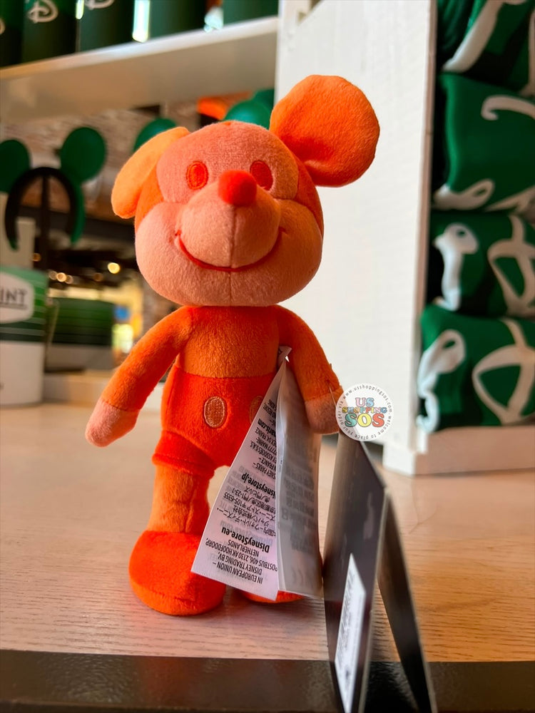 DLR/WDW - Logo Mania 2026 Park Hopper - Bright Orange Mickey nuiMOs Plush Toy