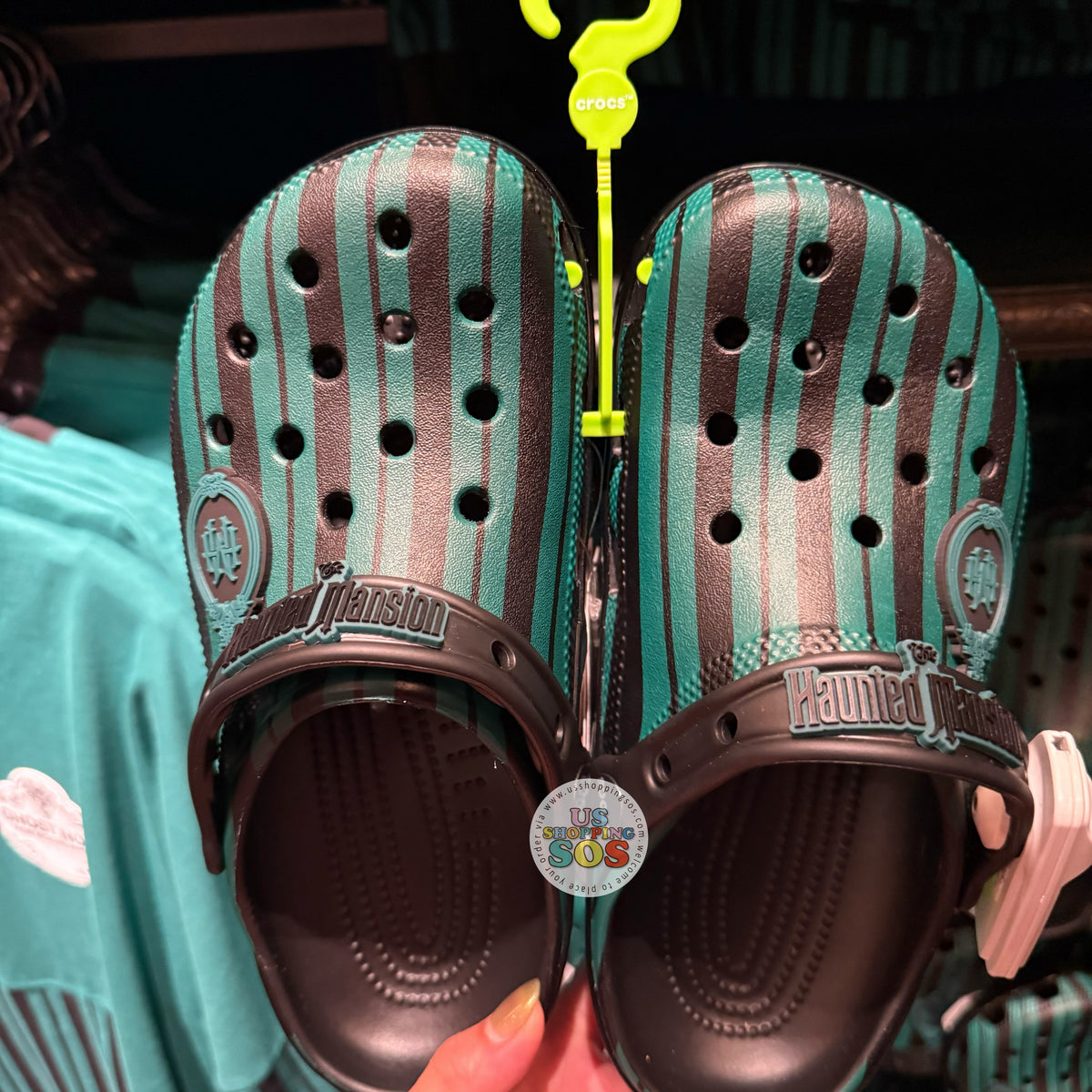Crocs Classic Clog \'The Haunted Mansion\' (206707-091) NWT These Haunted Mansion Crocs Are Frightfully Delightful  main image 3