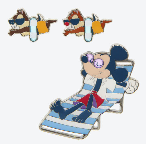 TDR - Sui Sui Summer Collection x Mickey & Friends Pins Badges Set (Release Date: June 13, 2024)