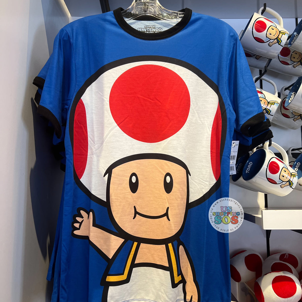 Universal Studios - Super Nintendo World - Toad Big Face Tee