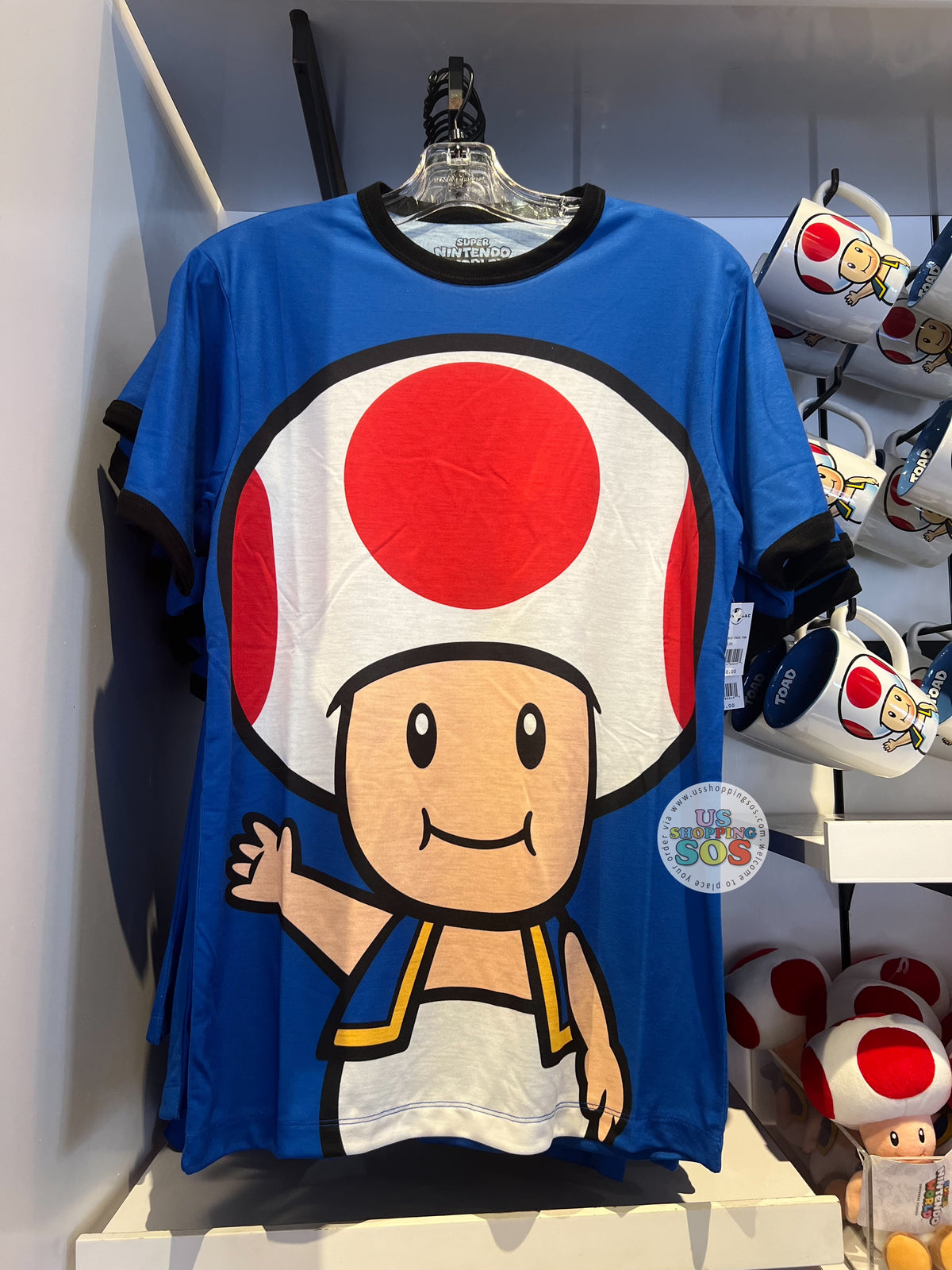 Universal Studios - Super Nintendo World - Toad Big Face Tee 
