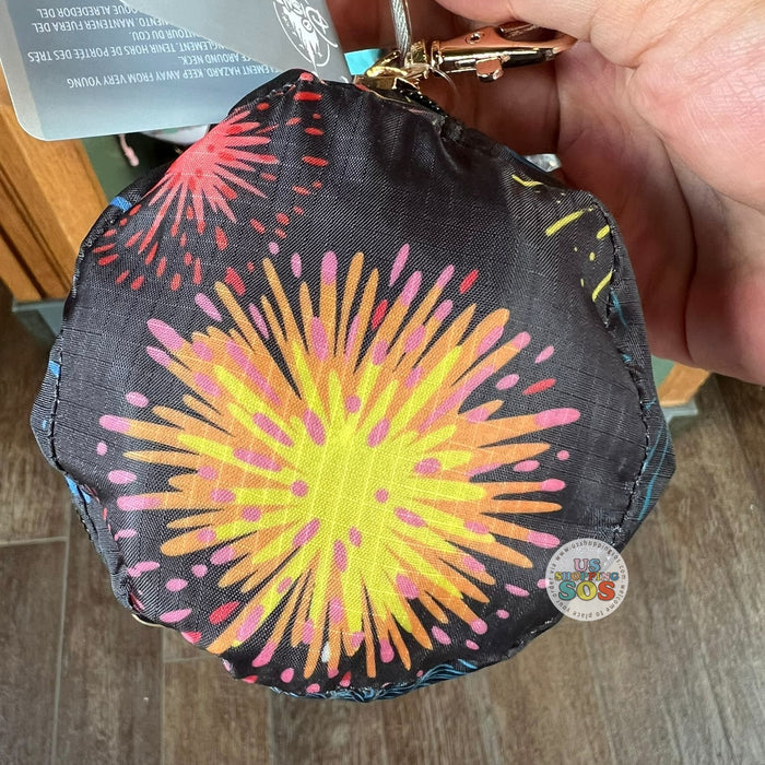 DLR/WDW - Castle Firework Packable Tote Bag with Pouch