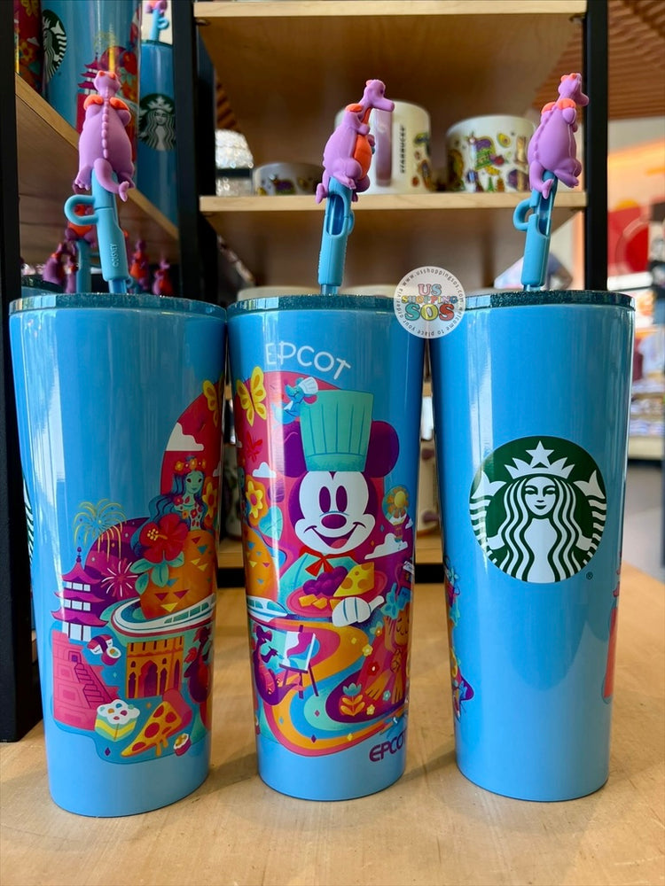 DLR/WDW - Starbucks Mickey Epcot Stainless Steel Cold Cup 2026
