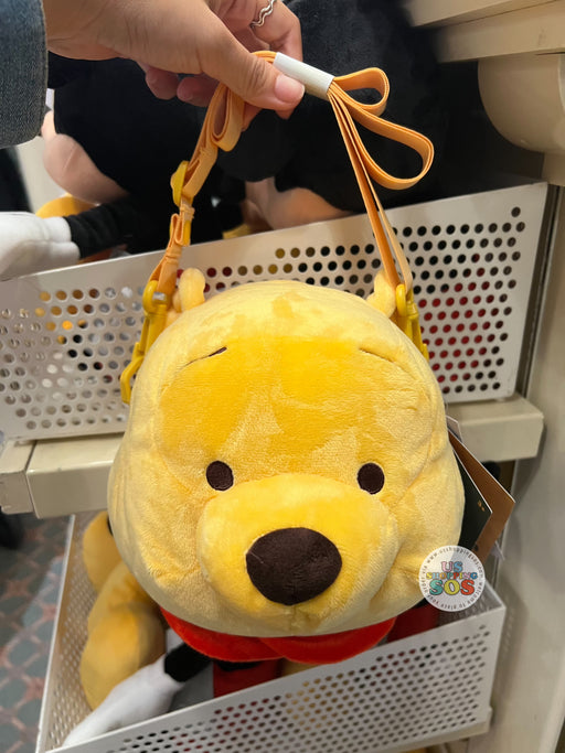 DLR/WDW - Winnie the Pooh & Friends - Pooh Face Icon Plush Crossbody Bag