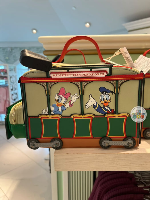 DLR/WDW - Loungefly Mickey & Friends Main Street Transportation Crossbody Bag