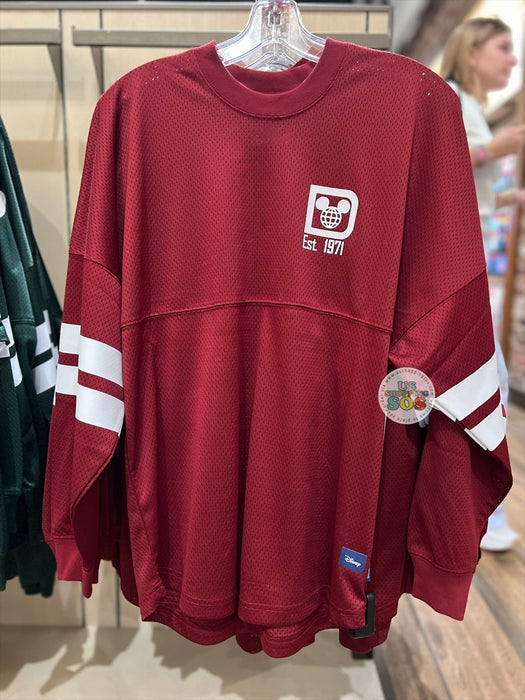 DLR/WDW - Spirit Jersey Park Logo Burgundy Baseball Jersey (Adult)