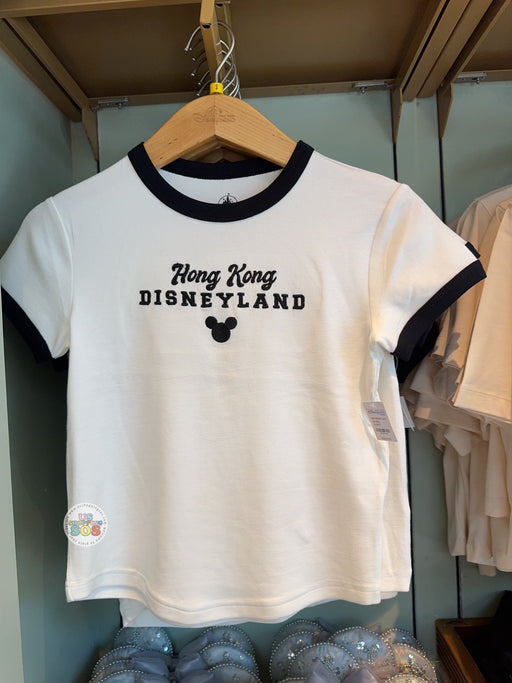 HKDL - 2026 Mickey Mouse ‘Hong Kong Disneyland’ Ringer Chop Tee for Adults