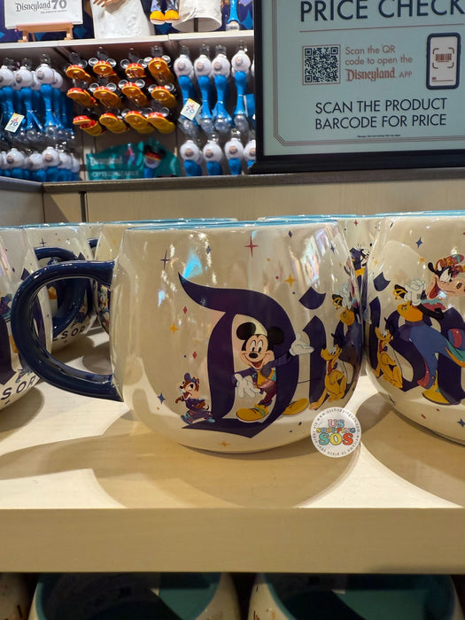 DLR - Disneyland 70th Celebration - Mickey Mouse and Friends Mug