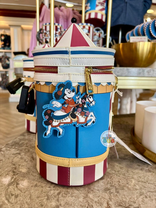 WDW - Disney’s Boardwalk 2026 Mickey & Minnie Carousel - Loungefly Crossbody Bag