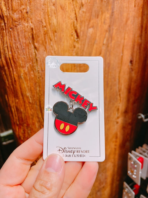 SHDL - Mickey Mouse Head Shaped Pin x Mickey Mouse