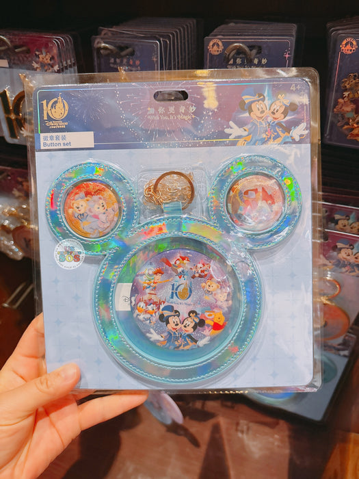 SHDL - 2026 Disney Characters 10th Birthday Celebration Collection x Button Set