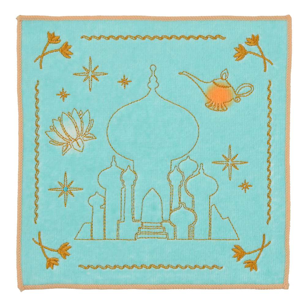 JDS - Aladdin ‘Embroidery Castle‘ Mini Towel