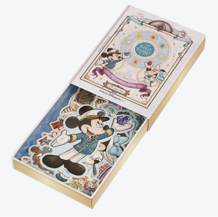 TDR - Tokyo DisneySea 25th Anniversary "The Jubilee Journey" x Mickey & Minnie Mouse Stickers Set (Release Date: May 25, 2026)