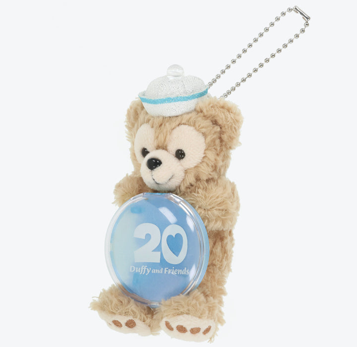 TDR - Duffy & Friends 20th Anniversary: Colorful Happiness x Duffy "Sitting" Plush Keychain (Release Date: Apr 8, 2025)
