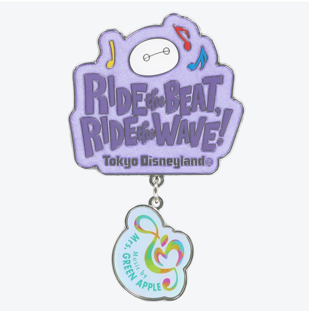 TDR - 2026 Baymax "Ride the Beat, Ride the Wave! x Pin Badge (Release Date: Jul 1, 2026)