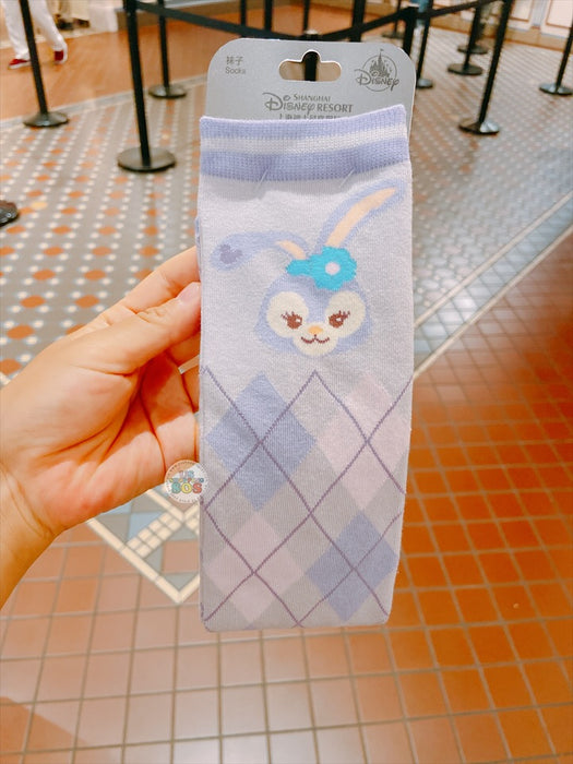 SHDL - Duffy & Friends Campus Style x StellaLou Checkered Pattern Socks for Adults
