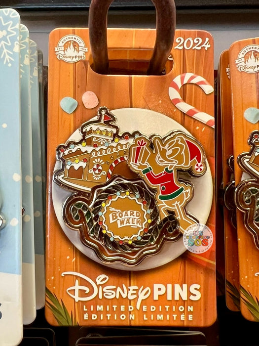 WDW - Disney’s Boardwalk - Donald Limited Edition Gingerbread Pin