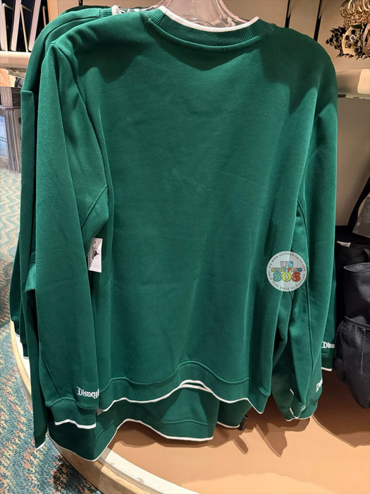 DLR/WDW - Disneyland Vintage D 2026 - Forest Green Pullover (Adult)